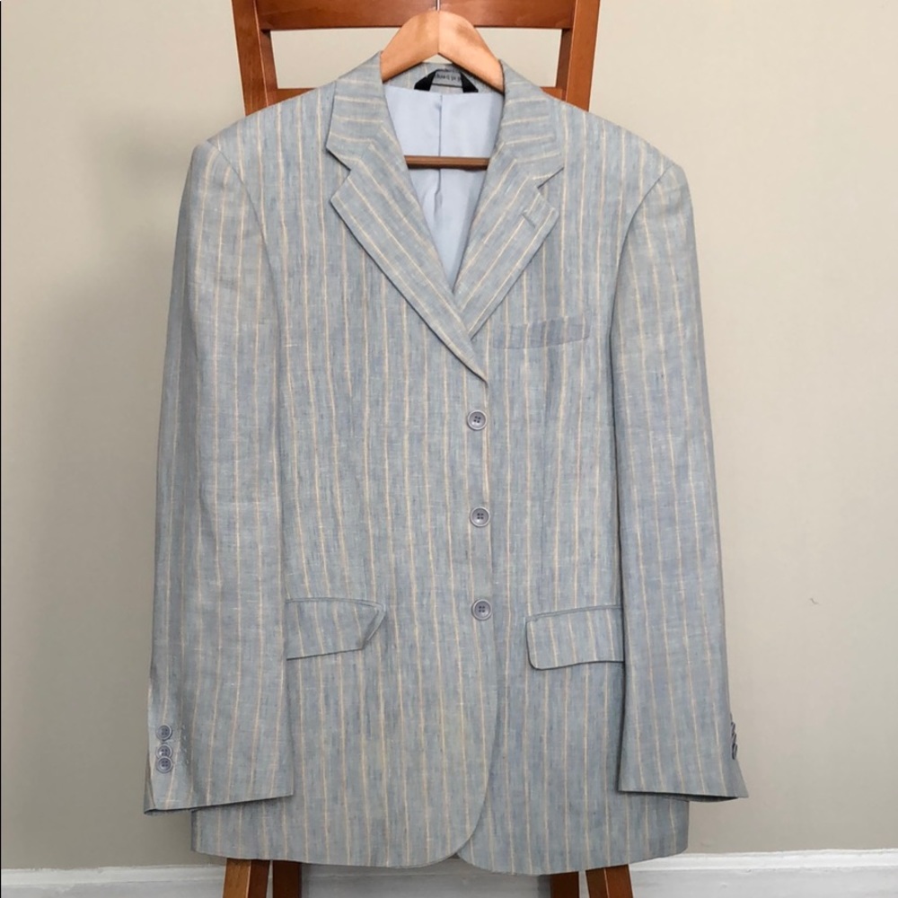 Men's Blue-Gray Italian Blazer